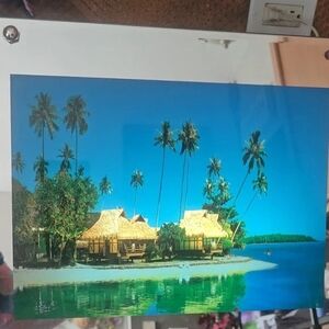 Light box Mirror Waterfall motion picture with nature sounds